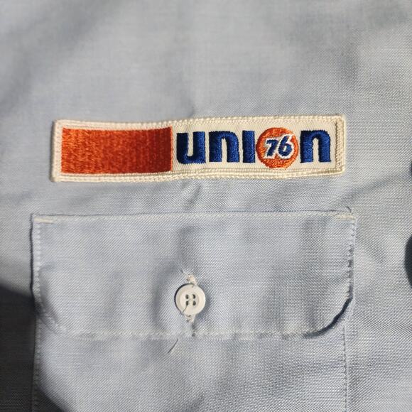 Vtg. Union 76 Gas Attendant  Employee Shirt  Made USA - Picture 4 of 7